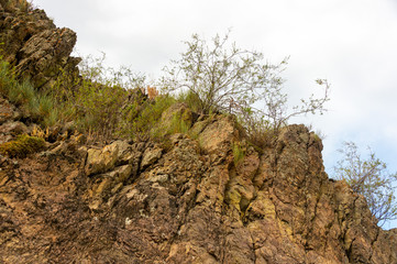 Background of stones, stone mountains on background