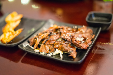 BBQ Shrimp and beef