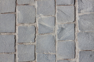 Concrete bricks path walk way