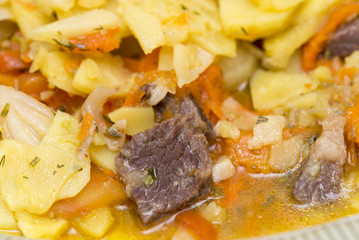 beautiful potatoes, prepared according to the recipe