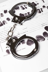 handcuff with criminal record