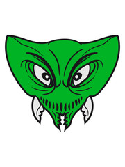 kopf insekt clown joker grinsen mund fresse grinsen monster böse gesicht comic cartoon clipart horror halloween