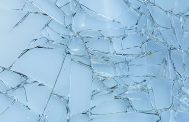 abstract background of broken glass