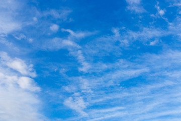 cloud on the blue sky