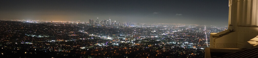 Obraz premium Los Angeles night view 