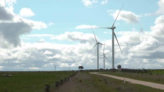 The Mt Gellibrand Wind Farm near Colac in Western Victoria, Australia.