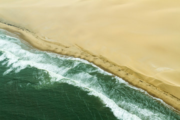 Atlantic Coast meets Namib Desert Diagonal Angle