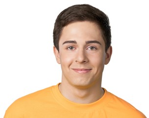 Obraz premium Portrait of Smiling Young Man