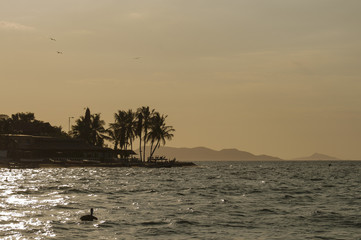 Plage de Santa Fe depuis la mer