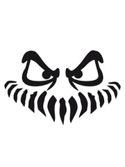 blick augen mund fresse grinsen monster böse gesicht kopf comic cartoon clipart horror halloween