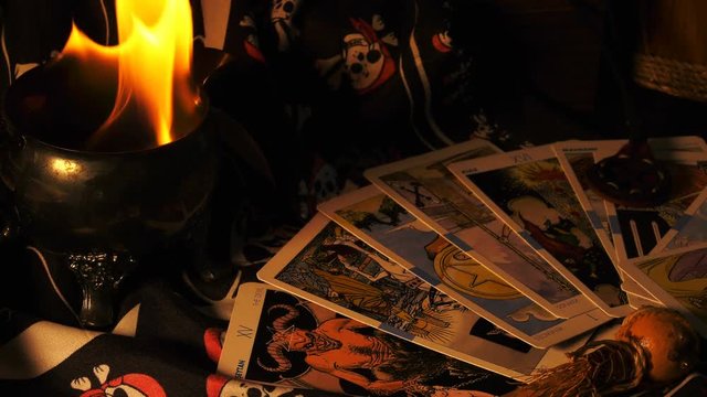 Magical Witchcraft Fortune Teller Mystical Tarot Cards