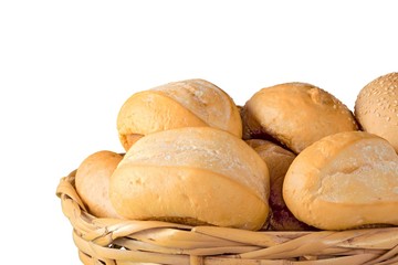 Assorted Breads in a Basket