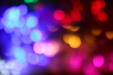 colorful bokeh light abstract background, abstract bokeh night light multi color background