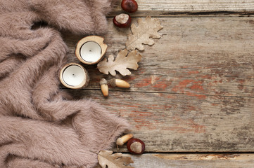 Autumnal cozy still life