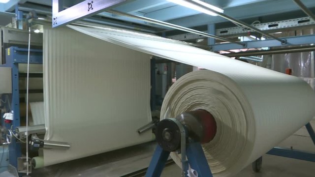 Industrial textile factory.