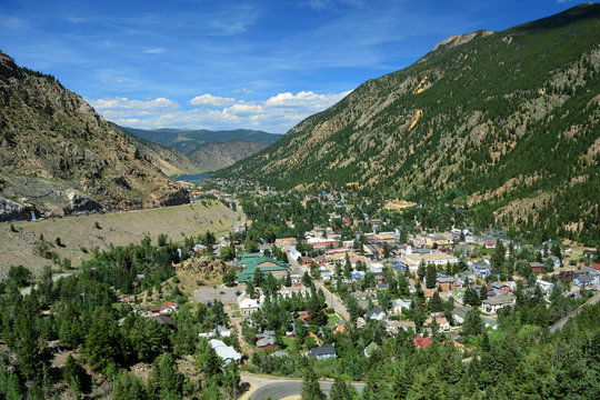 Georgetown, Colorado On A Sunny Day