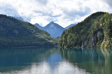 Fototapeta na wymiar Schwangau lake, Germany