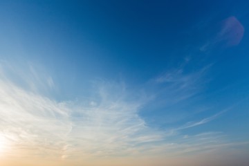 Blue Sky with Clouds