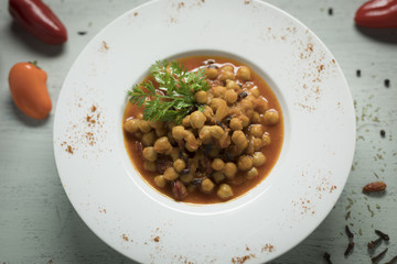 Garbanzos guisados