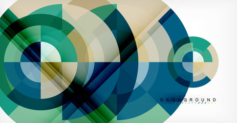 Obraz premium Wektorowy okręgu abstrakta tło