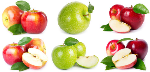 Collection of fresh apples