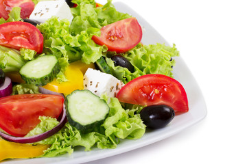 Fresh vegetable salad