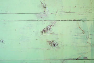 light green painted wooden background