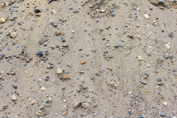 background,texture of sand with gravel