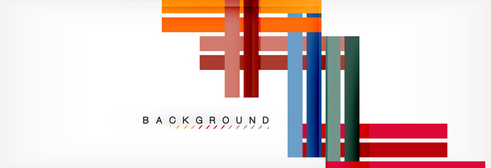 Minimal line design abstract background