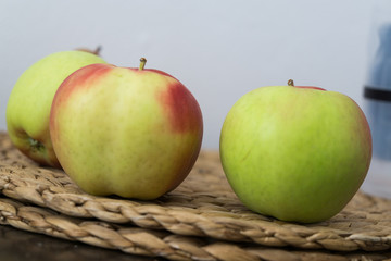 Apples on the table. Slovakia