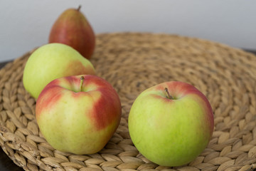 Apples on the table. Slovakia