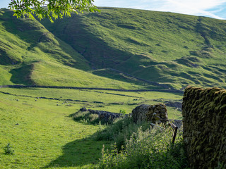 Rolling hills in the Peak District of the UK © EmLion