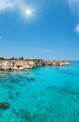 Faraglioni at Torre Sant Andrea, Italy