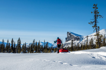 Wintertour in Lappland - Sarek Nationalpark in Schweden