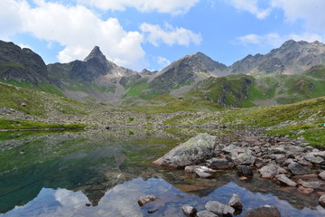Seßsee im Verwall in den Ostalpen-Tirol 