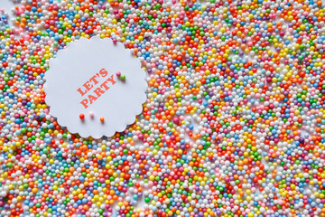 multicolored balls beads background pattern texture