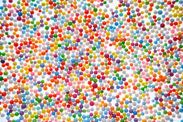 Fototapeta na wymiar multicolored balls beads background pattern texture