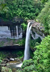 ็Huai Luang  Waterfall in Phu Chong–Na Yoi National Park, Na Chaluai District,Ubon Ratchathani Province.