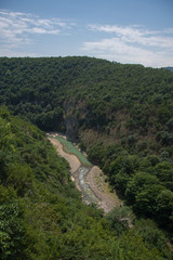 The mountain river