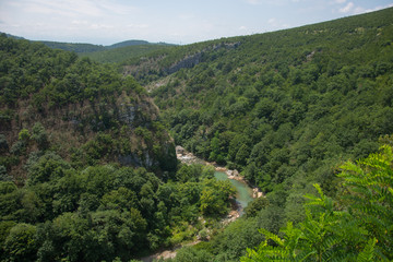 The mountain river