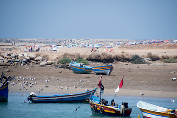 Morocco fishing and boats