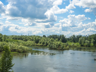 Fototapeta na wymiar View on river