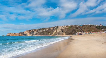 Beach at Nazare. Portugal