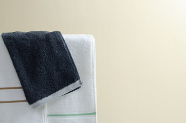 folded soft towels backgorund