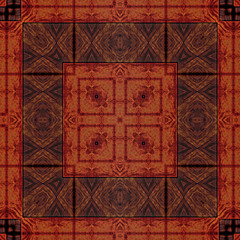 abstrakt terra-cotta Fliese nahtlos muster © jhantares