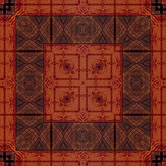 abstrakt terra-cotta Fliese nahtlos muster © jhantares