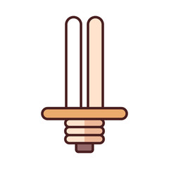Light bulb LineColor illustration