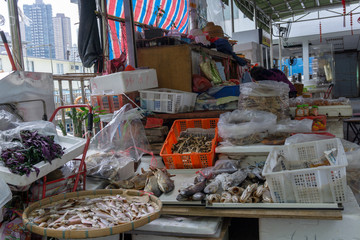 Fischmarkt in Aberdeen bei Hong Kong