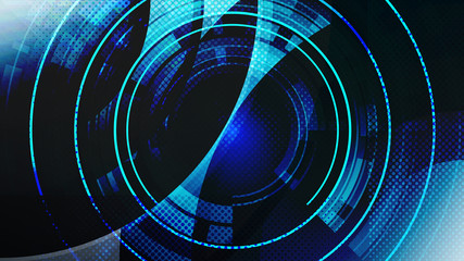 Abstract light and shade creative technology background. Vector illustration.