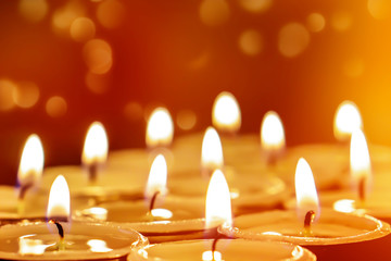 festliche teelichter